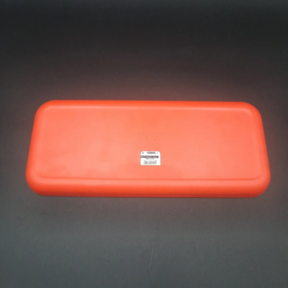 BIOBU by EKOBO Orange Rectangular Serving Tray‎ Bamboo Melamine BPA Free